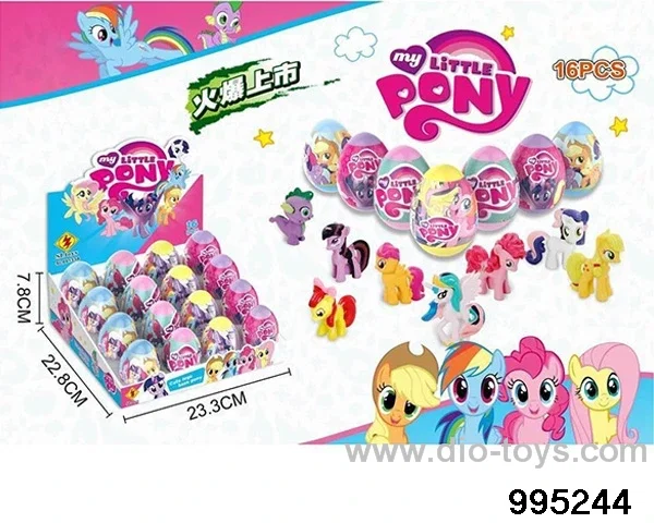 (l) pony Polly exquisite egg twisting, 8 mixed 16pcs (single price) in display box