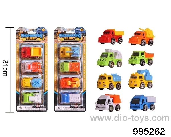 Sliding military engineering vehicle in Blister card