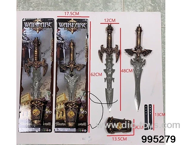 Leading Double Eagle Sword Set in Tied On Card