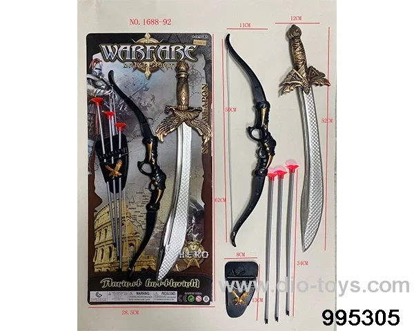 Bow and arrow single eagle knife suit in Tied On Card