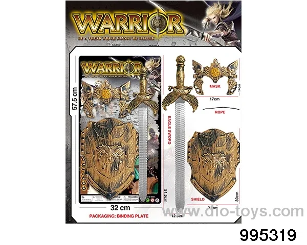 Mask sword shield suit in Tied On Card