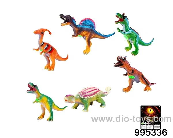 Glued Dinosaur 6 mixed (with IC call) in Hangtag
