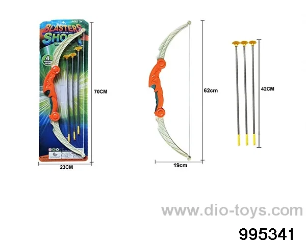 Bow and arrow toy in Blister card