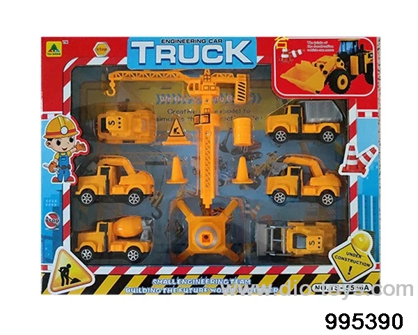 Pull-back truck combination in window box