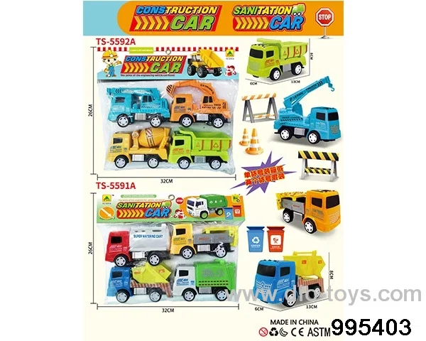 Return force Sanitation truck in PP bag with header