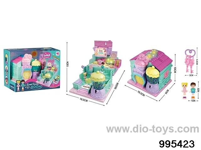 play house toy in color box
