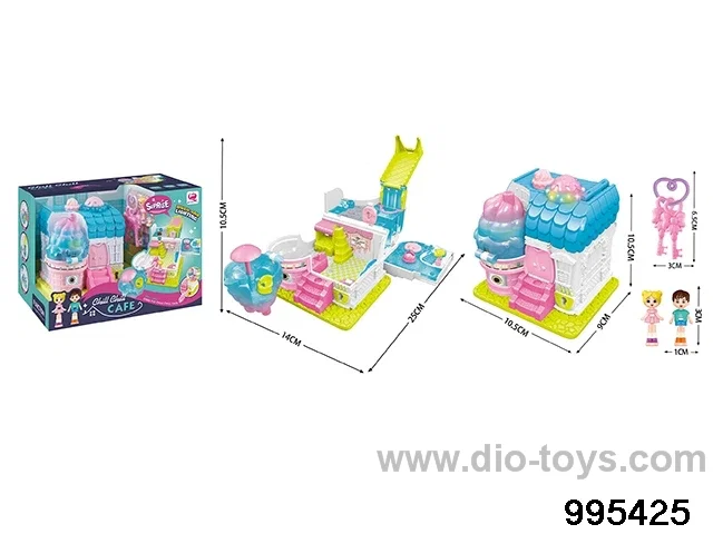 play house toy in color box