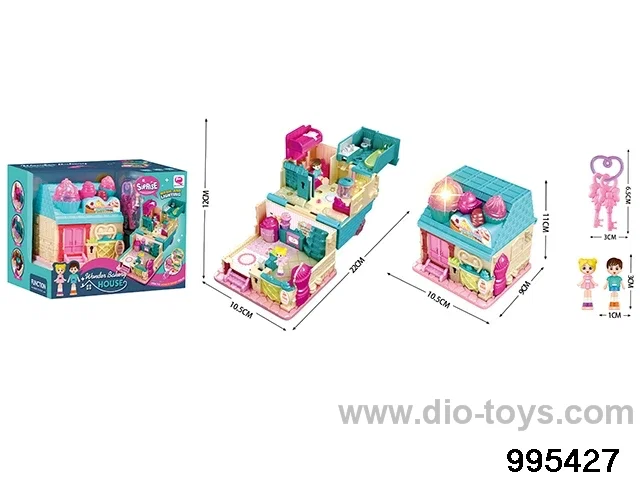 play house toy in color box