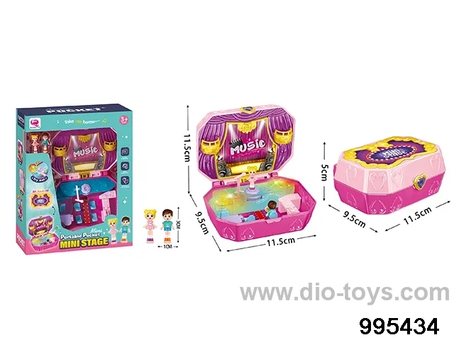 play house toy in color box