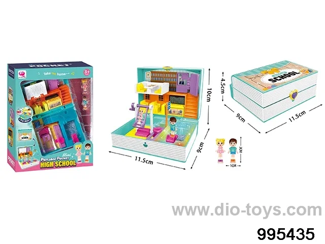 play house toy in color box