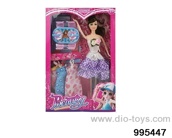 Barbie doll suit in window box