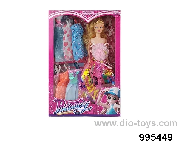 Barbie doll suit in window box