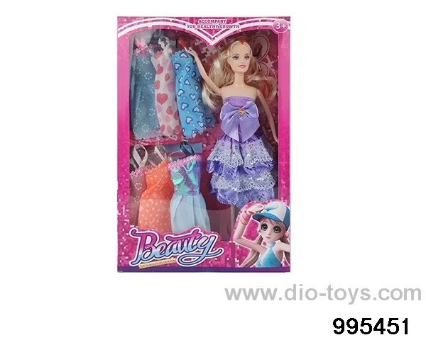 Barbie doll suit in window box