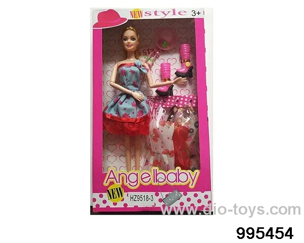 Barbie doll suit in window box