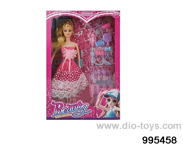 Barbie doll suit in window box