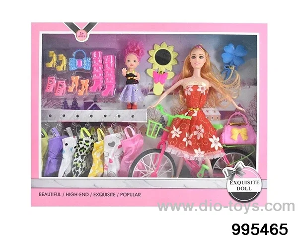 Barbie doll suit in window box