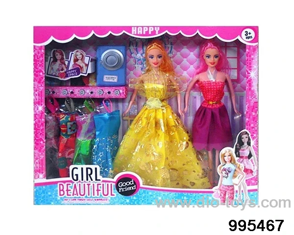 Barbie doll suit in window box