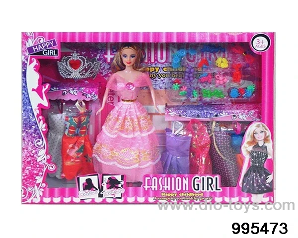 Barbie doll suit in window box