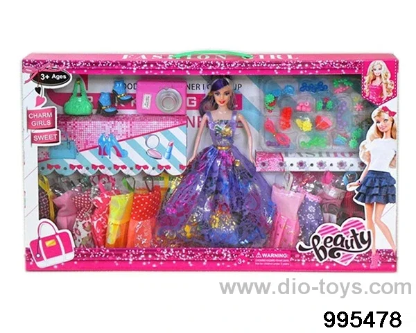 Barbie doll suit in window box