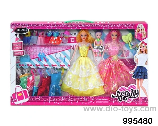 Barbie doll suit in window box