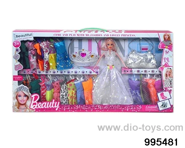 Barbie doll suit in window box