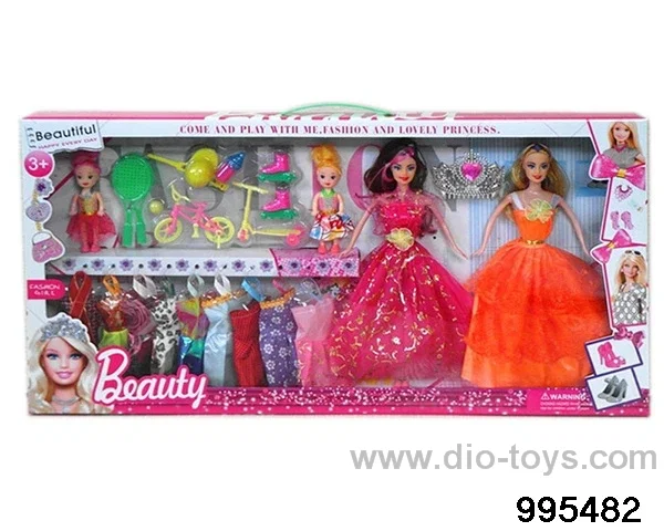 Barbie doll suit in window box