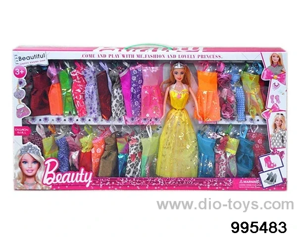 Barbie doll suit in window box