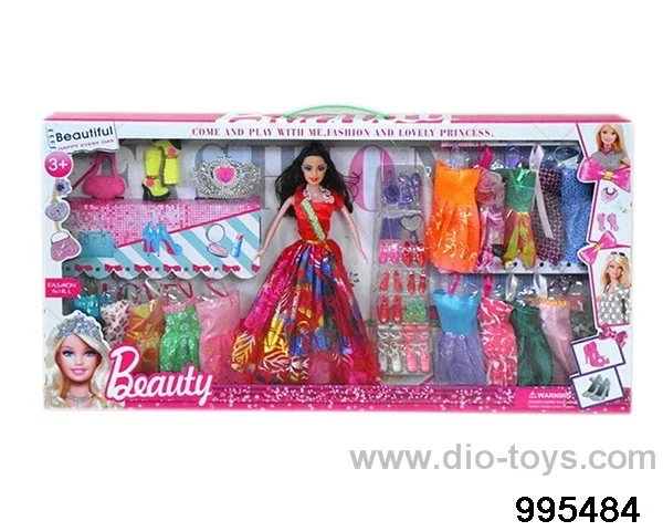 Barbie doll suit in window box