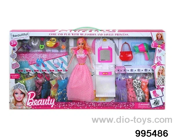 Barbie doll suit in window box