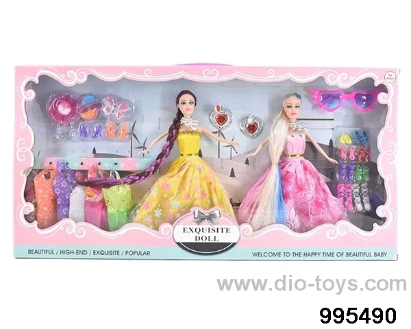 Barbie doll suit in window box