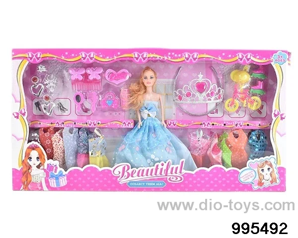 Barbie doll suit in window box
