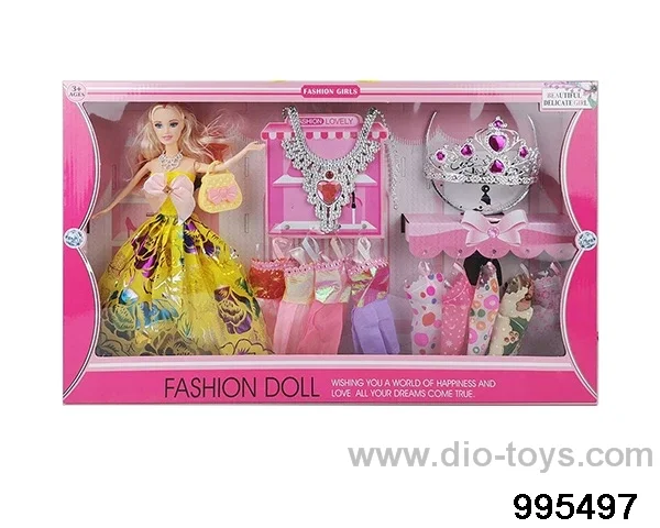 Barbie doll suit in window box