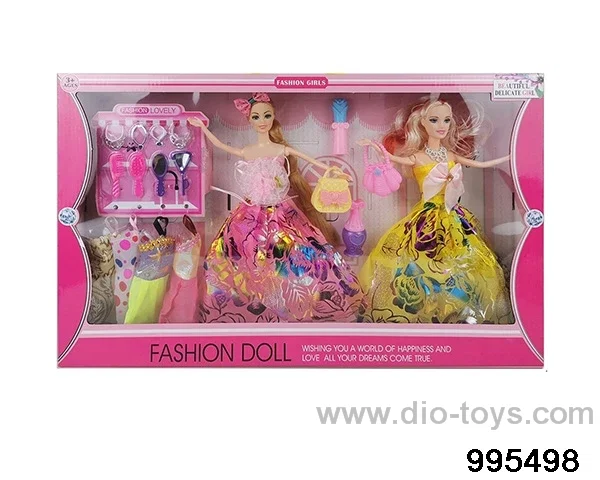 Barbie doll suit in window box
