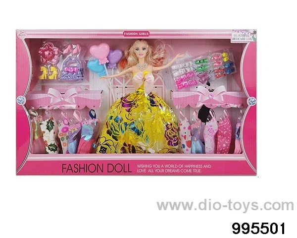 Barbie doll suit in window box