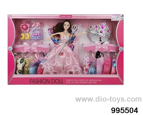 Barbie doll suit in window box