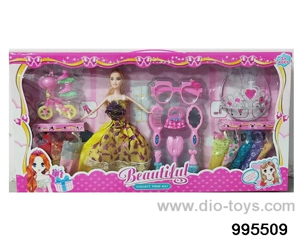 Barbie doll suit in window box