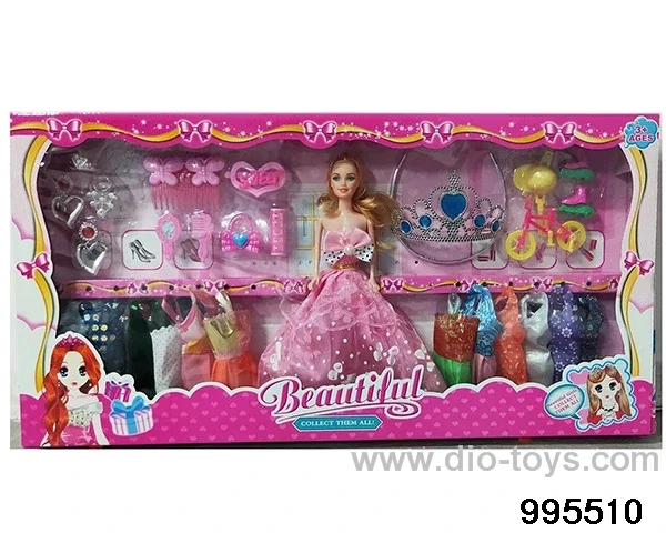 Barbie doll suit in window box