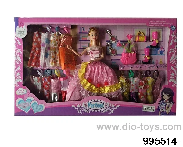 Barbie doll suit in window box
