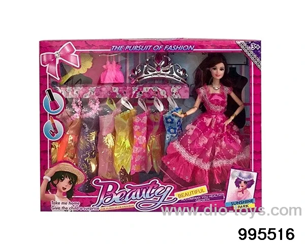 Barbie doll suit in window box
