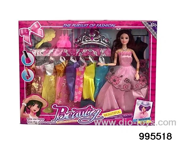 Barbie doll suit in window box