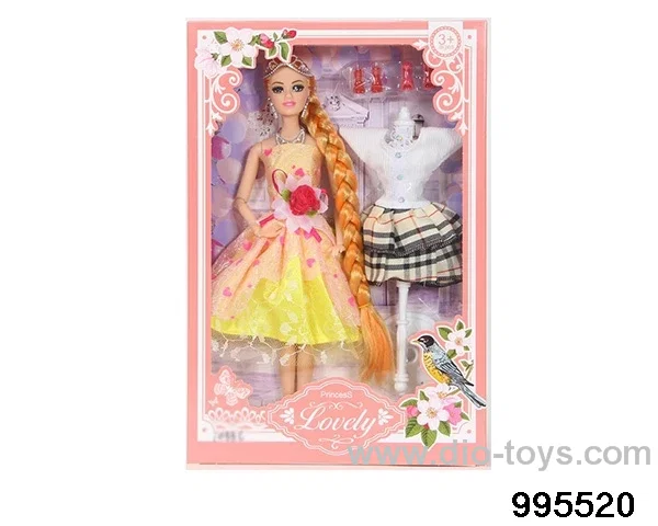 Barbie doll suit in window box