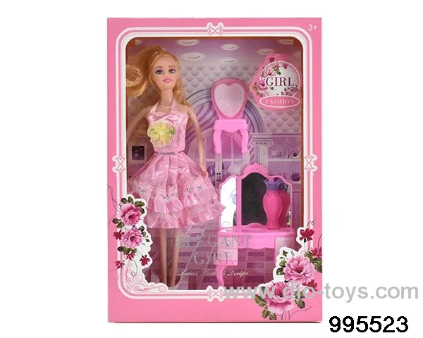 Barbie doll suit in window box