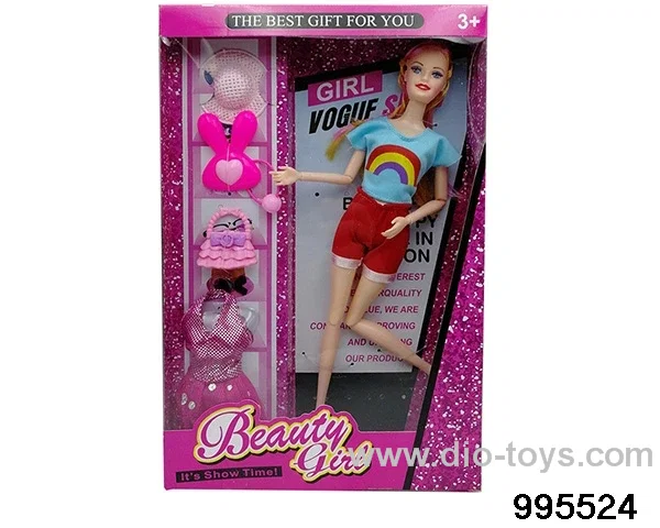 Barbie doll suit in window box