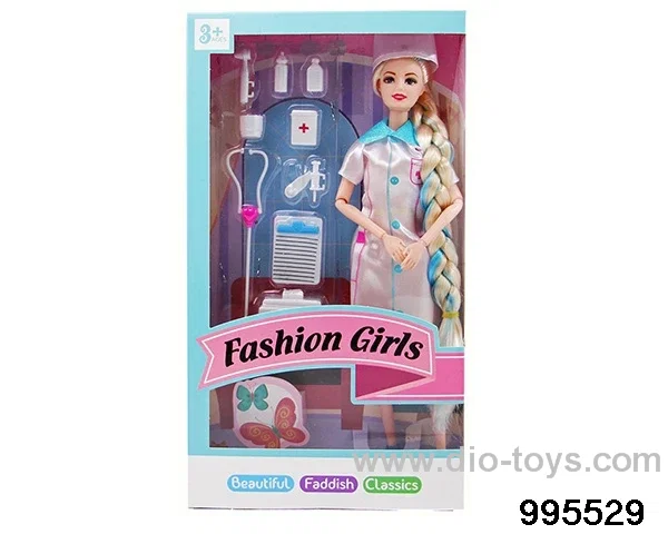 Barbie doll suit in window box