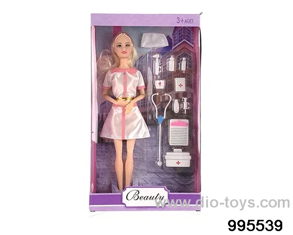 Barbie doll suit in window box