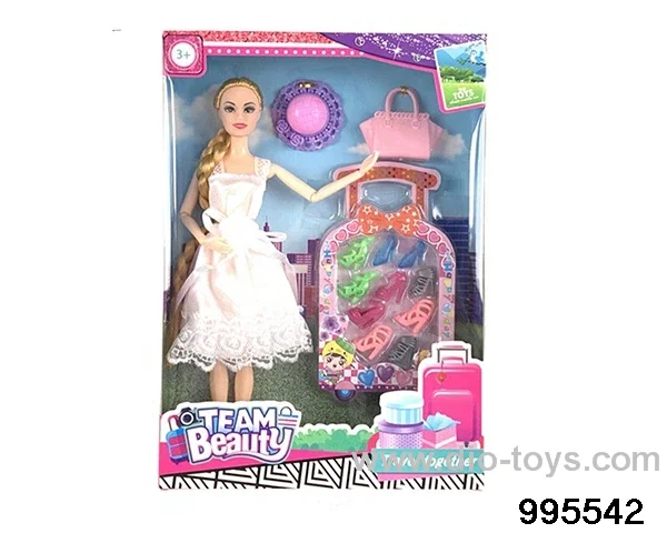 Barbie doll suit in window box