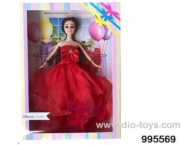 Barbie doll suit in window box