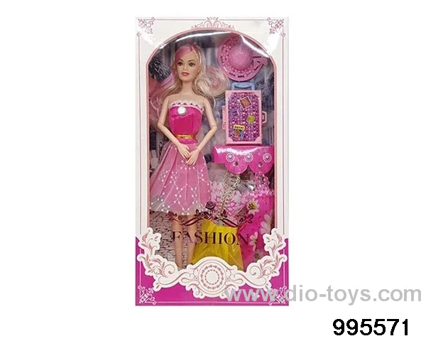 Barbie doll suit in window box