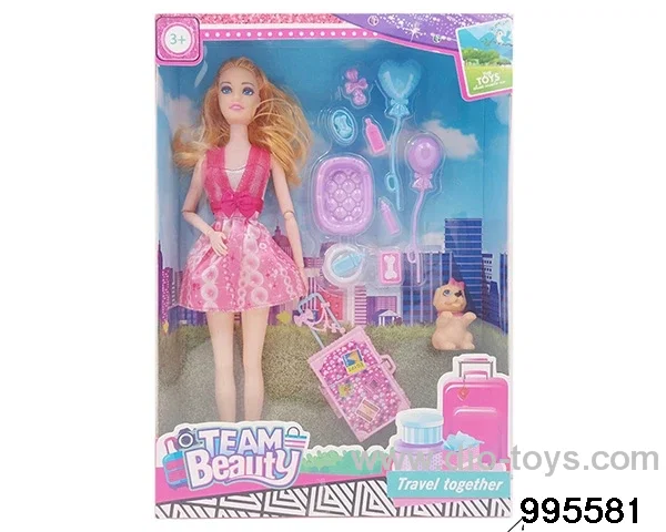 Barbie doll suit in window box