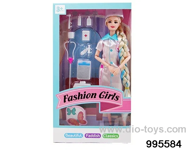 Barbie doll suit in window box